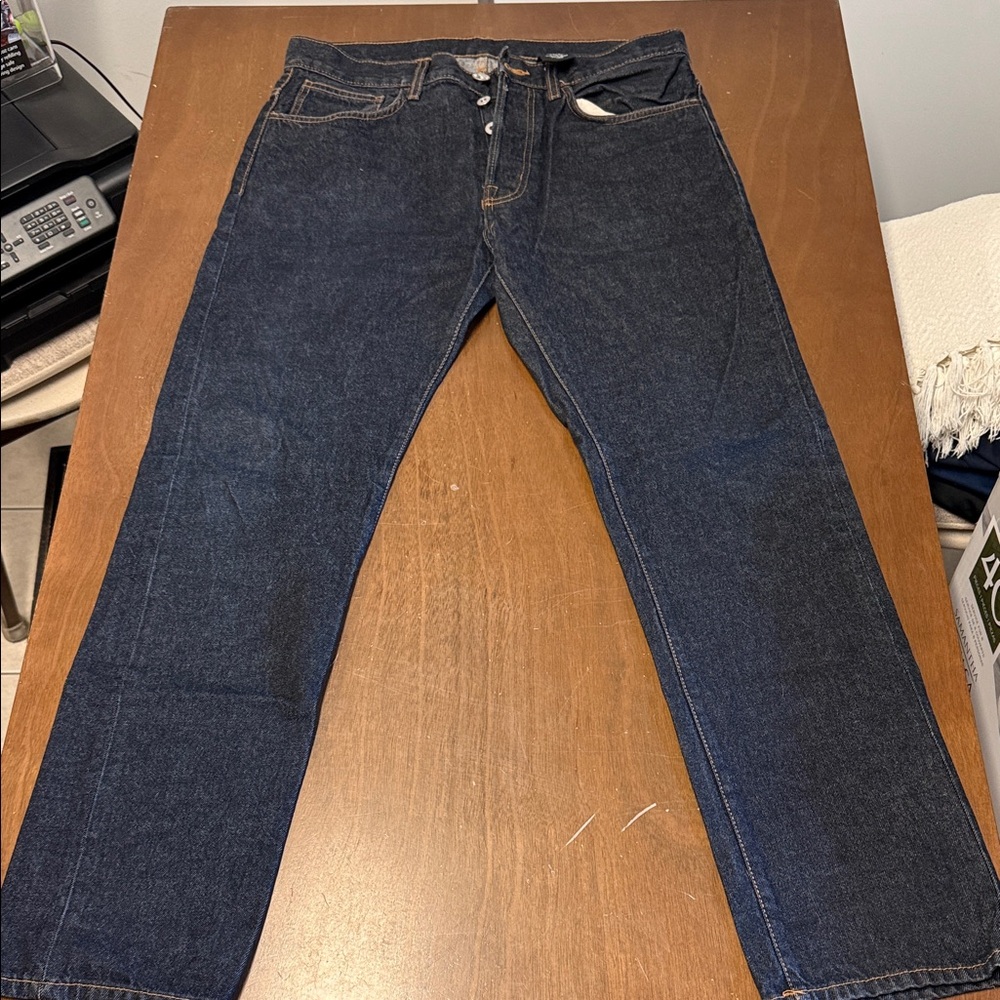 H&M Dark Blue Straight Men's Jeans